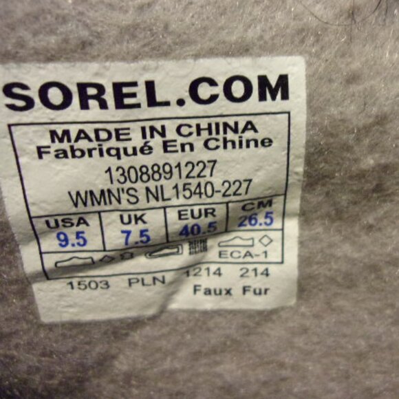 S-148 WOMENS SOREL BOOTS JOAN OF ARCTIC KNIT II - Picture 12 of 15